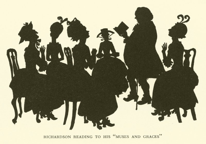 Richardson legge alle sue "Muse e Grazie" da Hugh Thomson