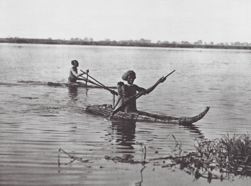 Africa: Zattere Shilluk da Hugo Adolf Bernatzik