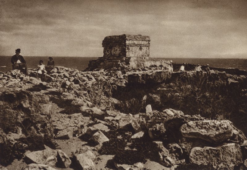 Messico: Isla de las Mujeres, Yucatan (foto b/n) da Hugo Brehme