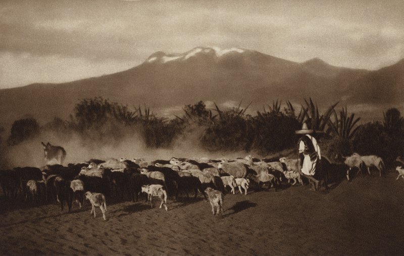 Messico: I dintorni di Amecameca (foto b/n) da Hugo Brehme
