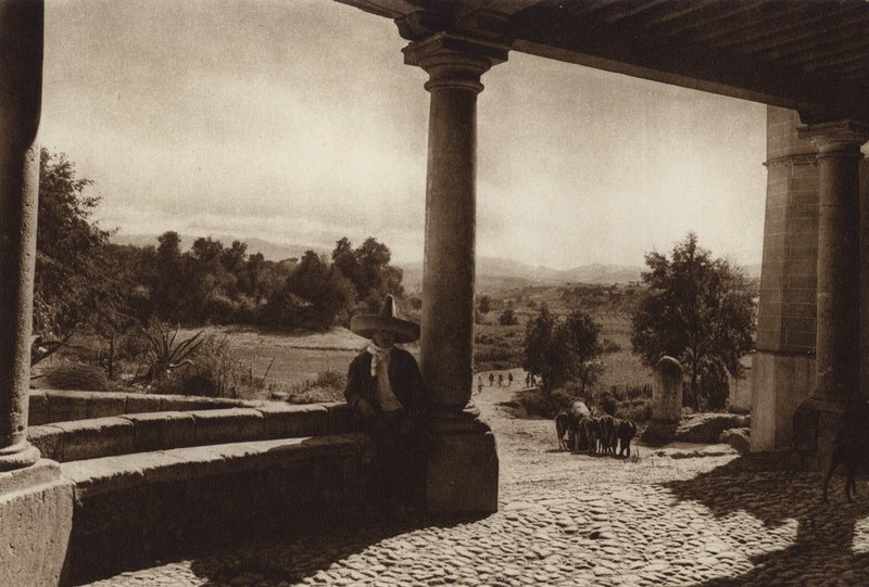 Messico: San Esteban, periferia della capitale Mejico (foto b/n) da Hugo Brehme