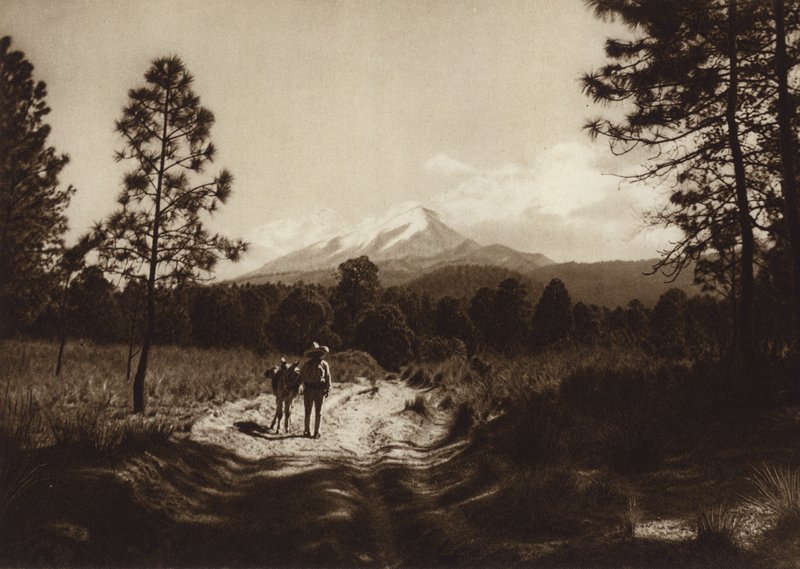 Messico: Sentiero per il Pico de Orizaba (foto b/n) da Hugo Brehme
