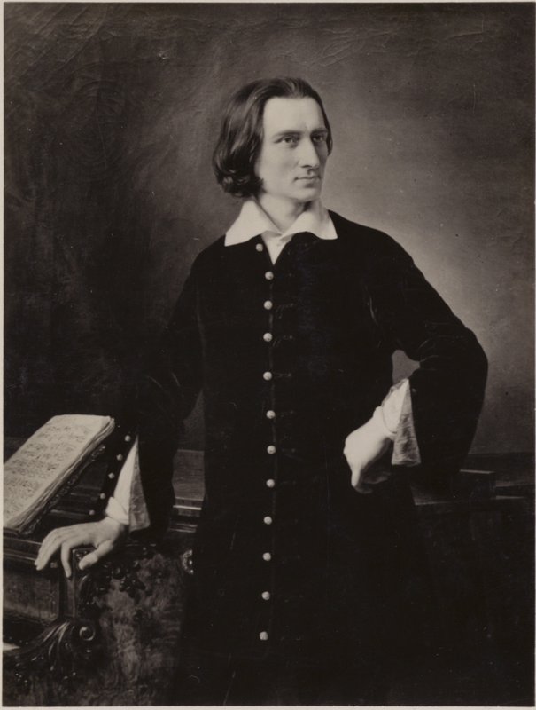 Ritratto di Franz Liszt da Hungarian School