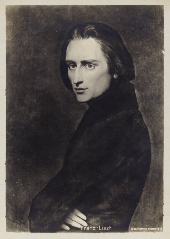 Ritratto di Franz Liszt da Hungarian School