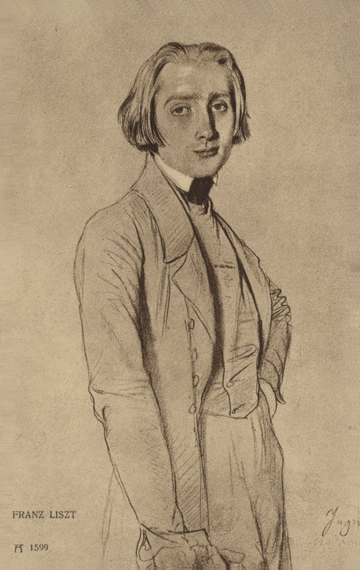 Ritratto di Franz Liszt da Hungarian School