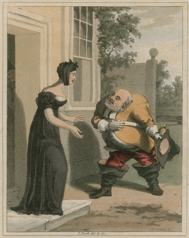 Illustrazione da Hudibras di Samuel Butler da I Clark