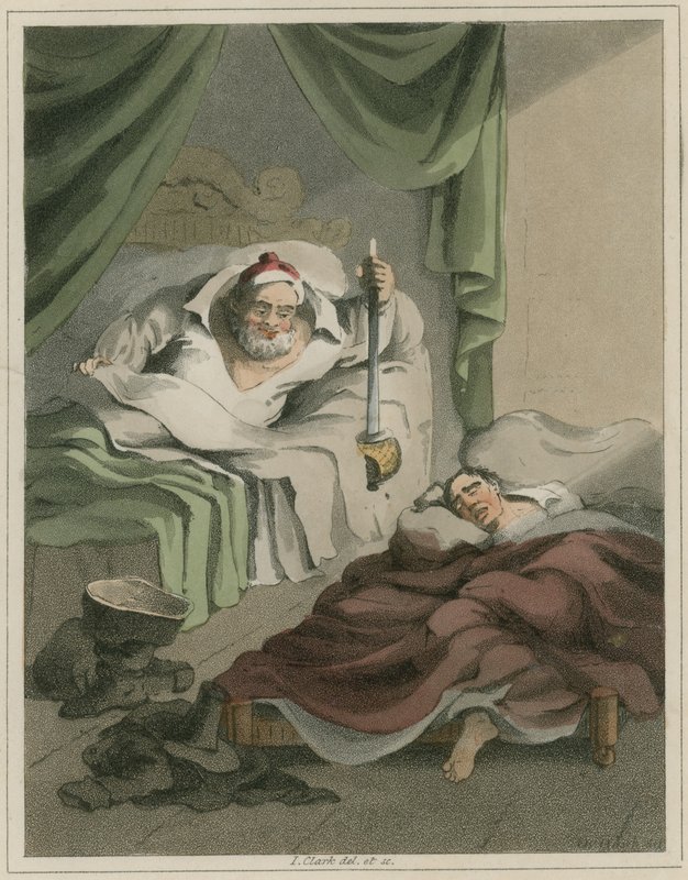 Illustrazione da Hudibras di Samuel Butler da I Clark