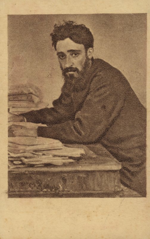 Vsevolod Garshin, scrittore di racconti russo da Ilya Efimovich Repin