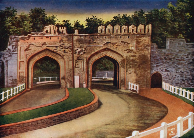 Porta Kashmeri, Delhi (foto a colori) da Indian photographer