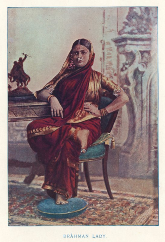 Indigeni Indiani: Signora Brahmana da Indian photographer