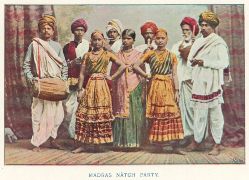 Nativi Indiani: Festa di Madras Natch (foto colorata) da Indian photographer