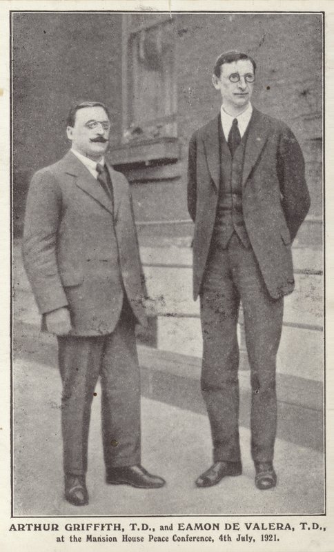 Arthur Griffith e Eamon de Valera da Irish Photographer