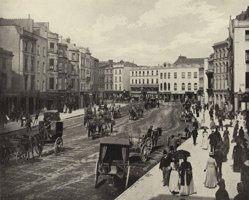 Patrick Street, Cork City (foto b/n) da Irish Photographer