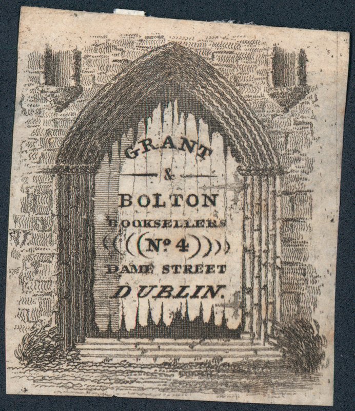 Biglietto commerciale, Grant & Bolton da Irish School