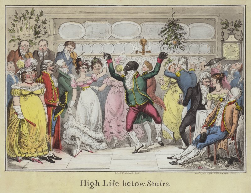 Vita alta sotto le scale da Isaac Robert Cruikshank