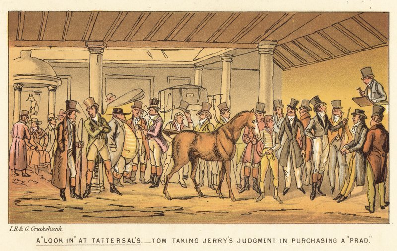 Uno sguardo a Tattersalls da Isaac, Robert and George Cruikshank