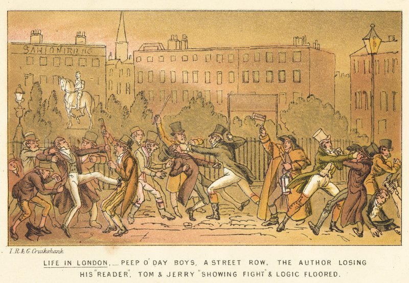 Vita a Londra da Isaac, Robert and George Cruikshank