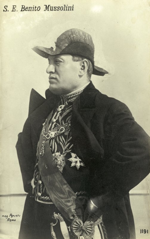 Benito Mussolini da Italian Photographer