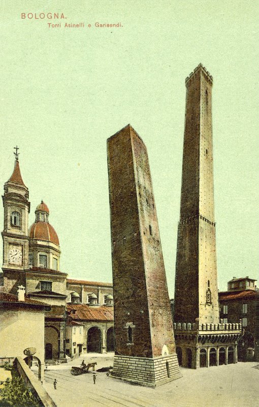 Bologna, Italia, Torri Asinelli e Garisendi da Italian Photographer