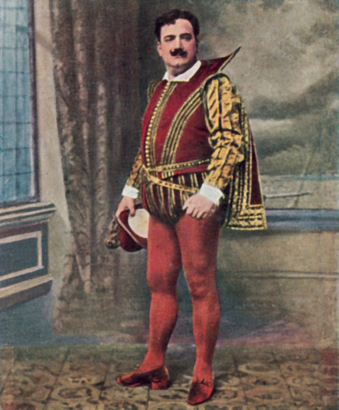 Enrico Caruso, cantante lirico italiano (foto a colori) da Italian Photographer