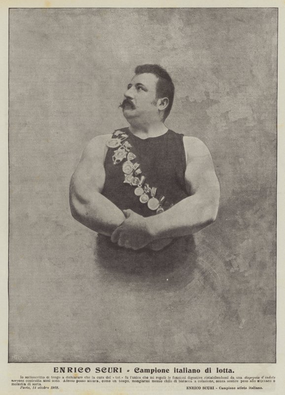 Enrico Scuri, campione italiano di lotta da Italian Photographer