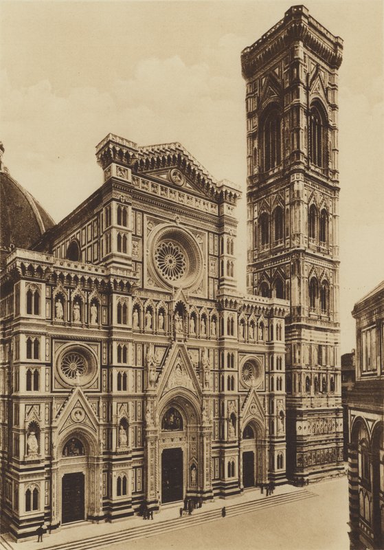 Firenze: La Facciata della Cattedrale, Arch De Fabris e del Moro da Italian Photographer