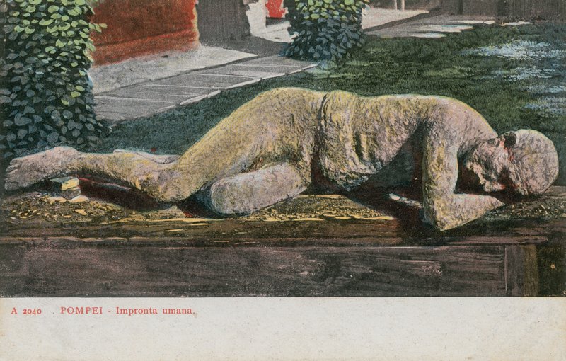 Umano congelato nel museo di Pompei da Italian Photographer