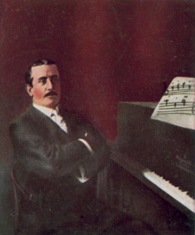 Giacomo Puccini, compositore italiano (foto a colori) da Italian Photographer