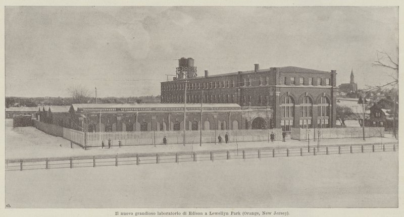 Il nuovo grandioso laboratorio di Edison a Lewellyn Park (Orange, New Jersey) da Italian Photographer