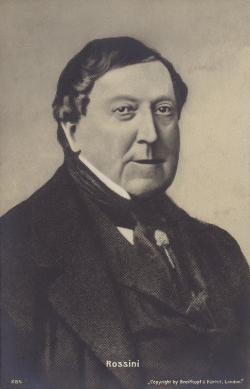 Ritratto di Gioachino Rossini da Italian Photographer