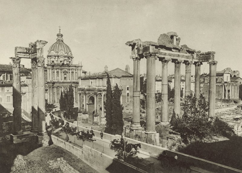 Foro Romano con i nuovi scavi da Italian Photographer
