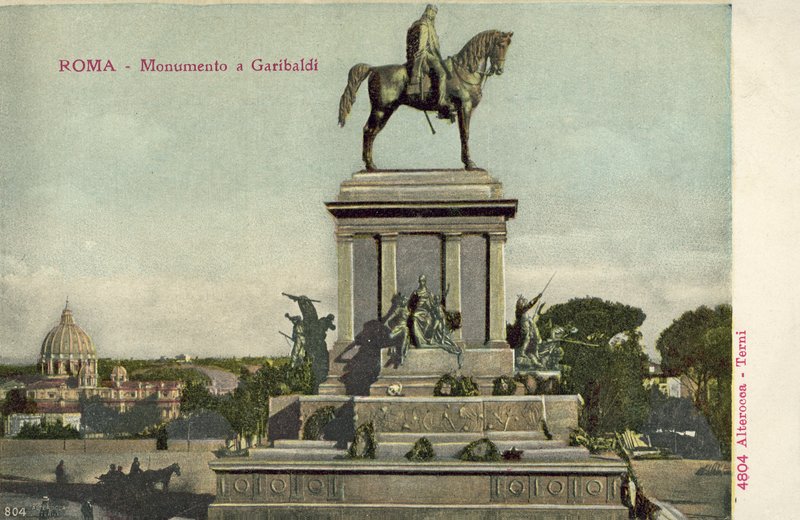 Roma, Italia, Monumento a Garibaldi da Italian Photographer