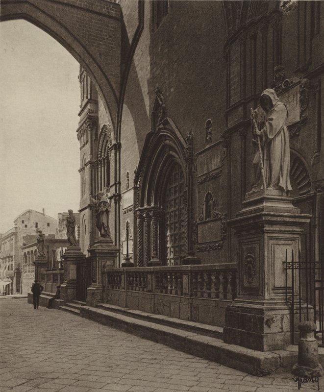 Sicilia / Sicily: Palermo, La Cattedrale, dettaglio (b/w photo) da Italian Photographer