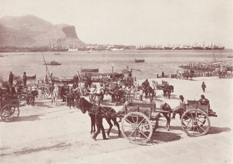Sicilia: sul molo di Palermo (foto b/n) da Italian Photographer