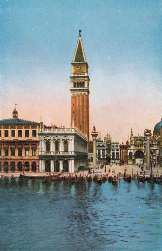 Venezia/Venice: Piazzetta s Marco dal Mare (coloured photo) da Italian Photographer