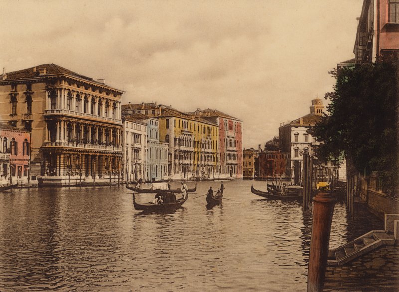 Venezia / Venezia: Canal Grande e Palazzo Browning (foto a colori) da Italian Photographer
