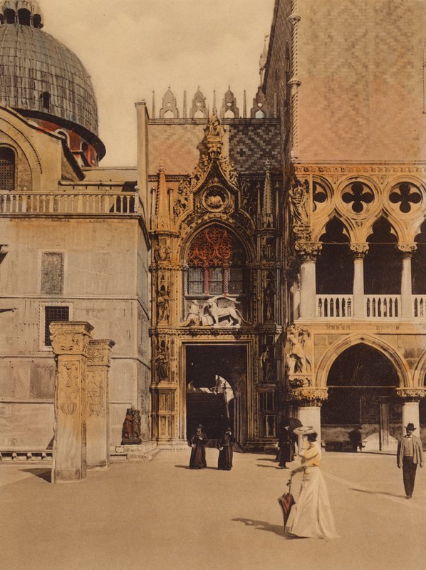 Venezia / Venice: Porta della Carta (coloured photo) da Italian Photographer