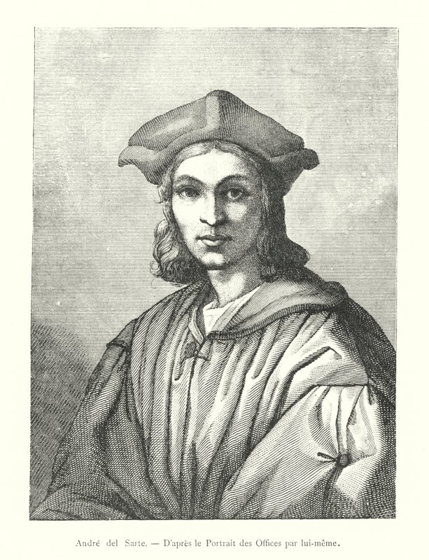 Ritratto di Andrea del Sarto (incisione) da Italian School