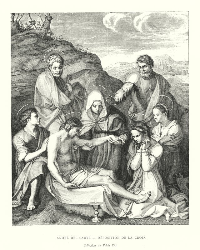 Andrea del Sarto, Deposizione dalla Croce, Collezione del Palazzo Pitti da Italian School