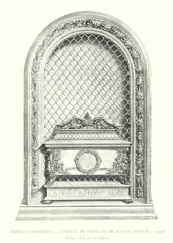 Andrea Verrocchio, Tomba di Pietro e Giovanni de