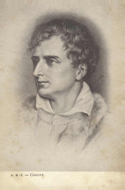 Antonio Canova, scultore italiano (litografia) da Italian School
