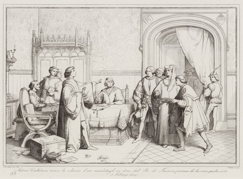 Antonio Condulmero ricusa la collana d