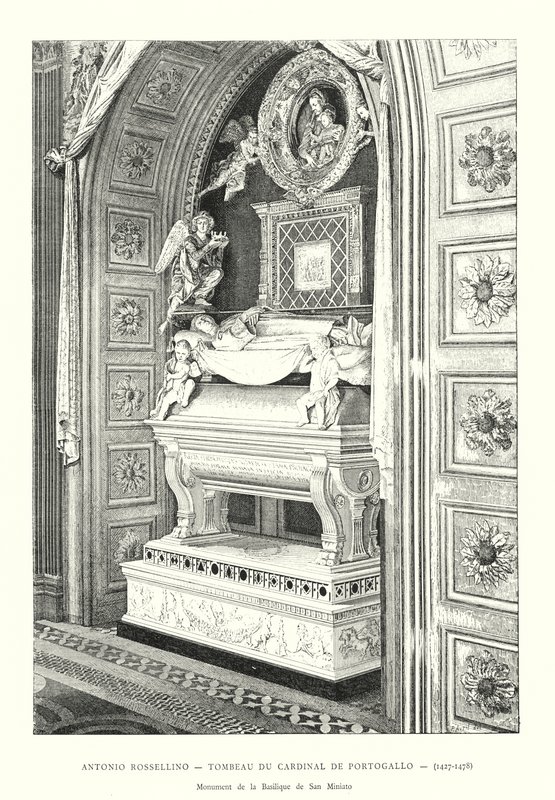 Antonio Rossellino, Tomba del Cardinale del Portogallo da Italian School