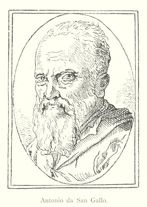 Antonio da San Gallo (incisione) da Italian School
