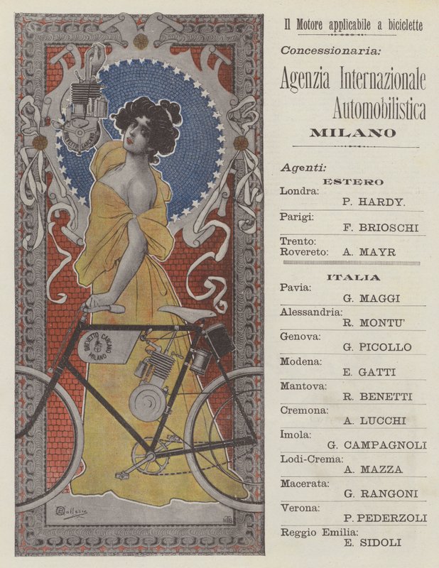 Brevetto Carcano (litografia a colori) da Italian School