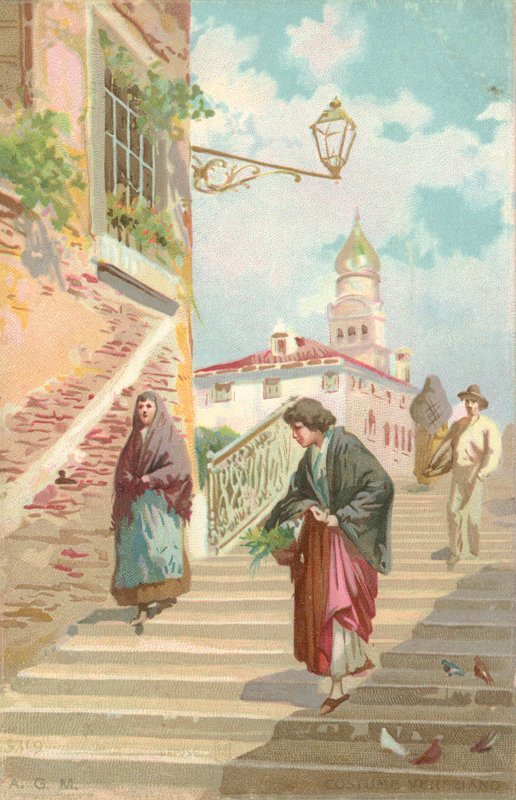 Costume Veneziano (chromolitho) da Italian School
