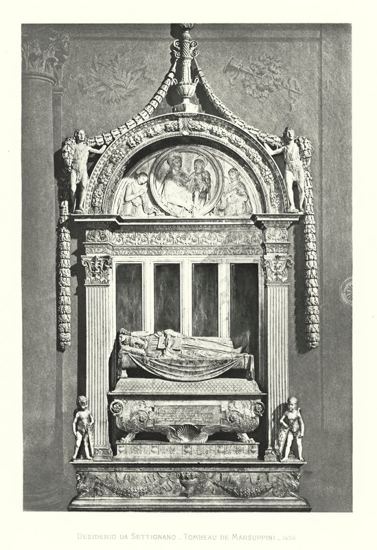 Desiderio da Settignano, Tomba di Marsuppini da Italian School
