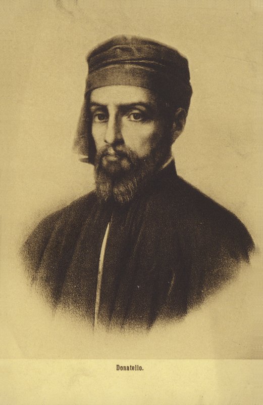 Donatello, pittore e scultore italiano (litografia) da Italian School