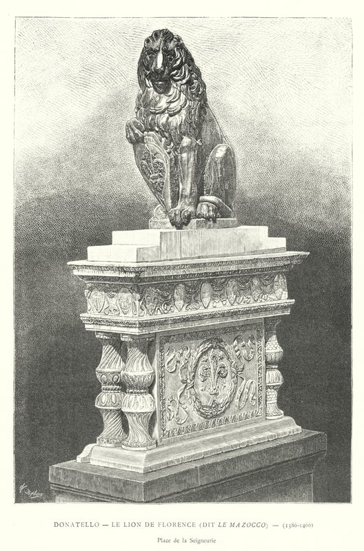 Donatello, Il Leone di Firenze, detto Il Marzocco da Italian School
