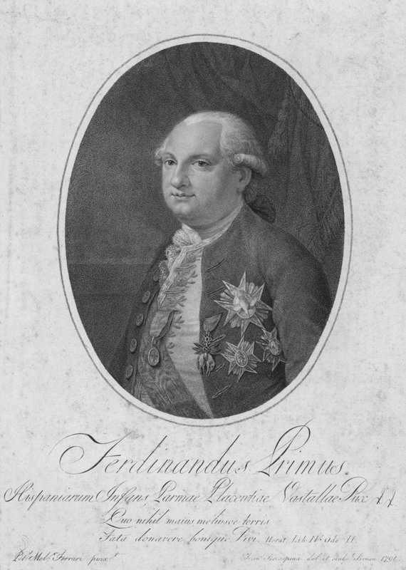 Ferdinando I, duca di Parma (incisione) da Italian School